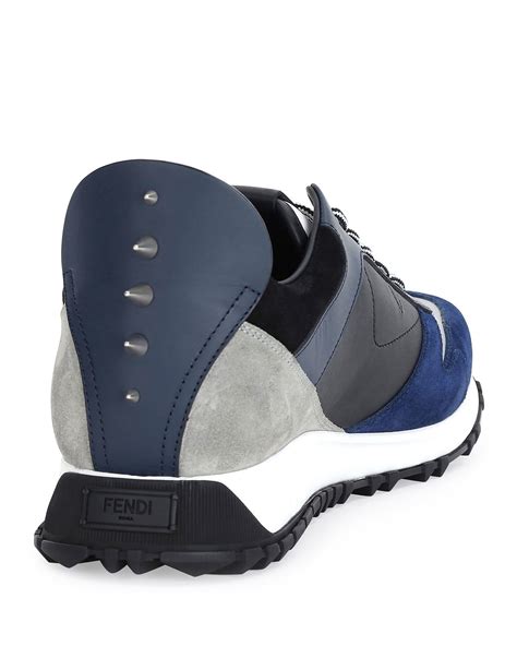 fendi monster block sneakers men